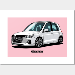 Hyundai i30SR (THICC) Posters and Art